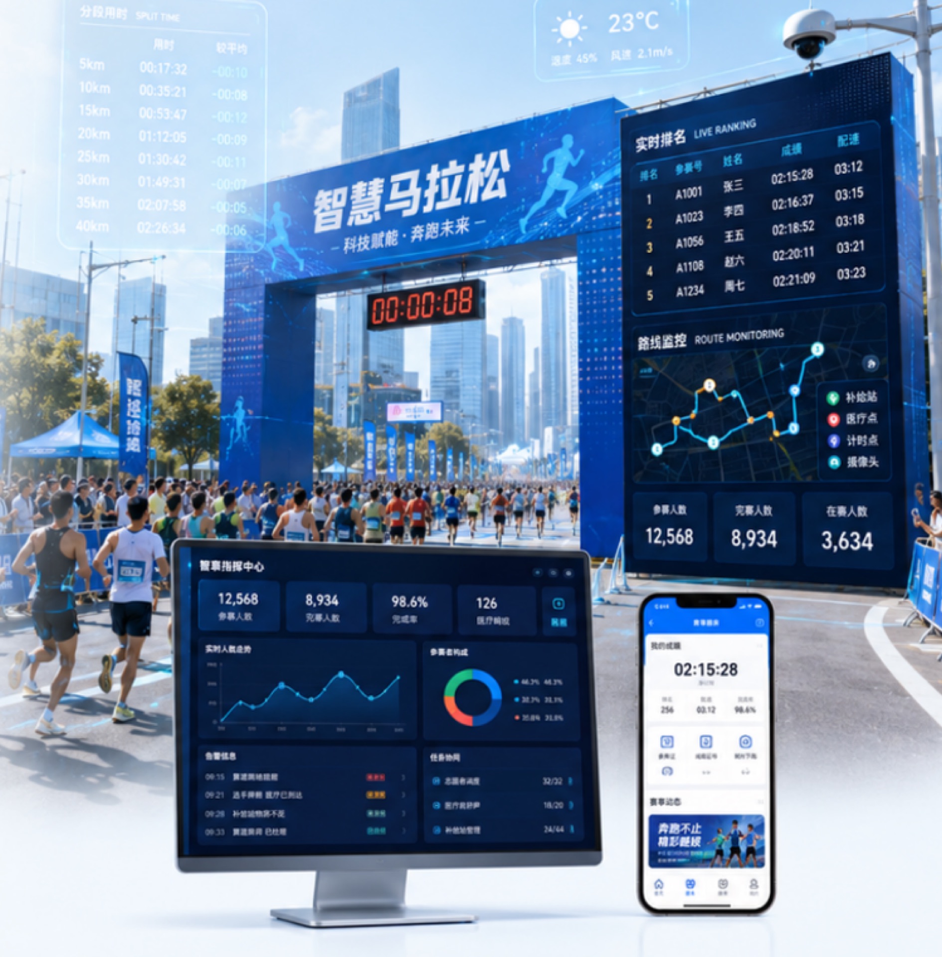 跑步赛事系统（智慧马拉松）